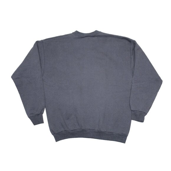 Vintage 90s Rudolph Red-Nosed Reindeer Christmas Sweatshirt Charcoal Adult Large - Picture 4 of 6